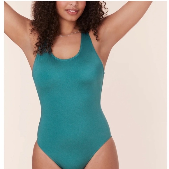 Andie The Tulum One Piece LT Swimsuit Ceramic Medium NWT long torso - Picture 1 of 8